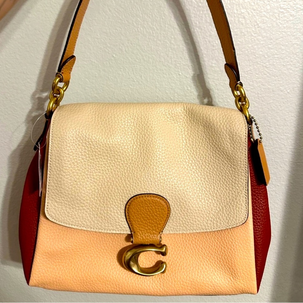 Coach leather handbag